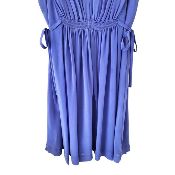 HD in Paris Periwinkle Empire Waist Sleeveless Lavender Purple Dress Size 6 - Picture 14 of 16